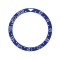 BLUE WITH WHITE NUMBERS CERAMIC BEZEL FOR GMT II MASTER WATCH