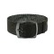 HNS 22MM Dark Brown Perlon Braided Woven Strap With PVD Coated Stainless Steel Buckle