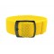 HNS 22MM Yellow Perlon Braided Woven Watch Strap With PVD Coated Adjustable Buckle
