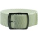 HNS 22MM White Perlon Braided Woven Watch Strap With PVD Coated Adjustable Buckle
