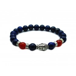 Lapis Lazuli Stone beads Yoga Buddha Tibetan Jewelry Men Bracelet