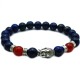 Lapis Lazuli Stone beads Yoga Buddha Tibetan Jewelry Men Bracelet