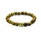 Jasper Stone beaded Gold Buddha Stretch Yoga Men's Bracelet