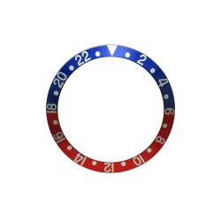 New High Quality Blue & Red Bezel Insert For Rolex GMT Master I/II  & Submariner Watch