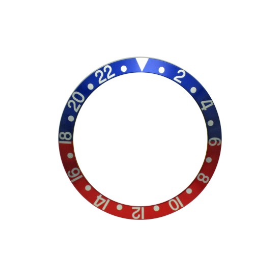 New High Quality Blue & Red Bezel Insert For Rolex GMT Master I/II  & Submariner Watch