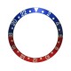 New High Quality Blue & Red Bezel Insert For Rolex GMT Master I/II  & Submariner Watch