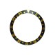 New High Quality Black with Gold numbers Bezel Insert For Rolex GMT Master I/II  & Submariner Watch