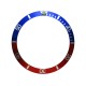 New High Quality Blue & Red Aluminum Bezel Insert For Rolex Submariner & GMT