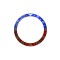 High Quality Pepsi Blue & Red With Silver Numbers Aluminum Bezel Insert For Rolex GMT Master II Watch
