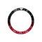 High Quality Black & Red With Silver Numbers Aluminum Bezel Insert For Rolex GMT Master II Watch