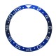 High Quality Blue With Silver White Numbers Aluminum Bezel Insert For Rolex GMT Master II Watch