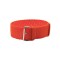 HNS Orange Perlon Braided Woven Strap With Brushed Stainless Steel Buckle