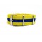 HNS Sweden Flag Yellow & Blue Strip Heavy Duty Ballistic Nylon Watch Strap With Polished Stainless Steel Buckle
