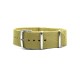 HNS Khaki Heavy Duty Ballistic Nylon Watch Strap With Polished Stainless Steel Buckle