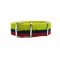 HNS Colombia Flag Yellow Blue Red Strip Heavy Duty Ballistic Nylon Watch Strap With Polished Stainless Steel Buckle