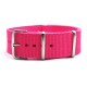 HNS Hot Pink Heavy Duty Ballistic Nylon Watch Strap With Polished Stainless Steel Buckle