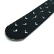 HNS Double Graphic Printed Rose and Gun Pattern Heavy Duty Ballistic Nylon Watch Strap With Polished Stainless Steel Buckle