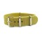 HNS Light Khaki Heavy Duty Ballistic Nylon Watch Strap With Polished Stainless Steel Buckle