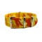 HNS Camouflage Yellow Desert Heavy Duty Ballistic Nylon Watch Strap With Polished Stainless Steel Buckle