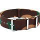HNS Camouflage Desert  Heavy Duty Ballistic Nylon Watch Strap With Polished Stainless Steel Buckle