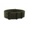 HNS Olive Drab Heavy Duty Ballistic Nylon Watch Strap With PVD Matt Coated Stainless Steel Buckle