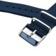 HNS 2 Pieces Navy Heavy Duty Ballistic Nylon Watch Strap With Stainless Steel Buckle