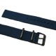 HNS 2 Pieces Navy Heavy Duty Ballistic Nylon Watch Strap With PVD Coated Stainless Steel Buckle