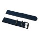 HNS 2 Pieces Navy Heavy Duty Ballistic Nylon Watch Strap With PVD Coated Stainless Steel Buckle
