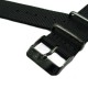 HNS 2 Pieces Black Heavy Duty Ballistic Nylon Watch Strap With PVD Coated Stainless Steel Buckle