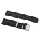 HNS 2 Pieces Double Graphic Printed Vintage Navy Paisley Pattern Heavy Duty Ballistic Nylon Watch Strap With Polished Stainless Steel Buckle