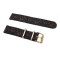 HNS 2 Pieces Double Graphic Printed Vintage Navy Paisley Pattern Heavy Duty Ballistic Nylon Watch Strap With Rose Gold Polished Stainless Steel Buckle