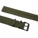 HNS 2 Pieces Olive Heavy Duty Ballistic Nylon Watch Strap With PVD Coated Stainless Steel Buckle