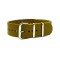 HNS Handmade Khaki Calf Leather Watch Strap With 3 Polished Stainless Steel Rings