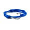 Slim 550 Blue Paracord Survival Adjustable Weave Hook Bracelet 