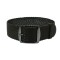 HNS Dark Brown Perlon Braided Woven Strap With PVD Coated Stainless Steel Buckle
