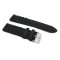 HNS 20/22/24MM BLACK SILICONE DIVER RUBBER WATERPROOF WATCH STRAP