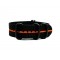 HNS Black & Orange Strip Heavy Duty Ballistic Nylon Watch Strap With 5 PVD Coated Stainless Steel Rings