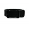 HNS Black Heavy Duty Ballistic Nylon Watch Strap With 3 PVD Coated Stainless Steel Rings
