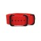 HNS Red Heavy Duty Ballistic Nylon Watch Strap With 3 PVD Coated Stainless Steel Rings