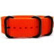 HNS Orange Heavy Duty Ballistic Nylon Watch Strap With 3 PVD Coated Stainless Steel Rings
