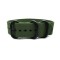 HNS Olive Heavy Duty Ballistic Nylon Watch Strap With 3 PVD Coated Stainless Steel Rings