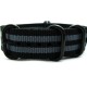 HNS James Bond 007 Black & Grey  Heavy Duty Ballistic Nylon Watch Strap With 5 PVD Coated Stainless Steel Rings