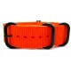HNS Orange Heavy Duty Ballistic Nylon Watch Strap With 5 PVD Coated Stainless Steel Rings