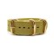 HNS Khaki Heavy Duty Ballistic Nylon Watch Strap With 3 Rose Gold Plated Stainless Steel Rings