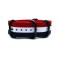 HNS France Flag Red & White & Blue Heavy Duty Ballistic Nylon Watch Strap With 5 PVD Coated Stainless Steel Rings