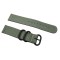 HNS 2 Pieces Dark Grey Heavy Duty Ballistic Nylon Watch Strap With 3 PVD Coated Stainless Steel Rings