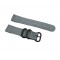 HNS 2 Pieces Grey Heavy Duty Ballistic Nylon Watch Strap With 3 PVD Coated Stainless Steel Rings