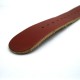 HNS Handmade Coffee Calf Leather Watch Strap With 3 Matt Stainless Steel Rings