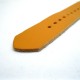HNS Handmade Merigold Calf Leather Watch Strap With 5 Polished Stainless Steel Rings