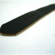 HNS Handmade Reto Style Black Calf Leather Watch Strap With 3 PVD Coated Stainless Steel Rings